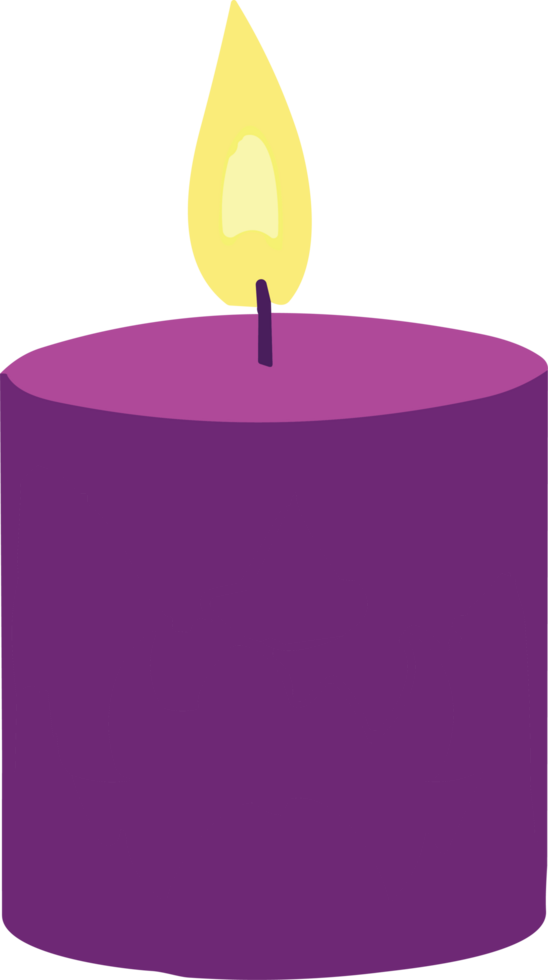 a burning candle colorful ai generative 29731325 PNG