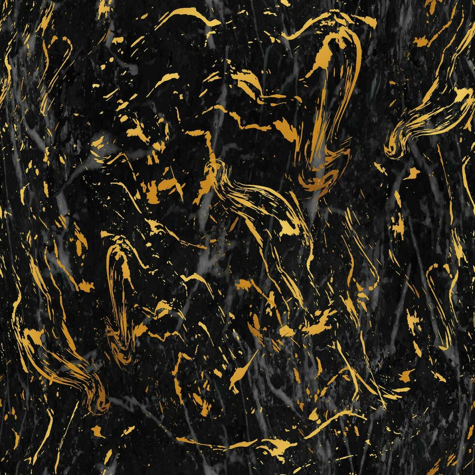 Seamless Pattern Gold Elegant Marble vector