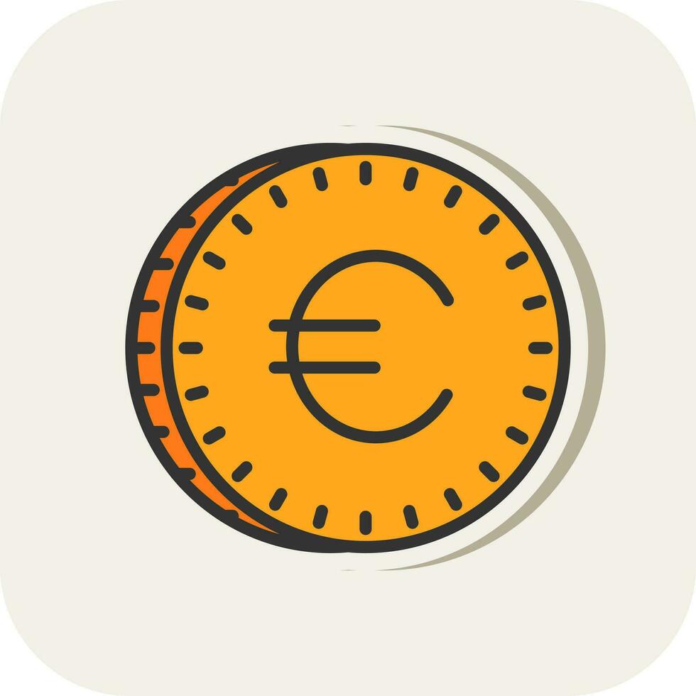 diseño de icono de vector de euro