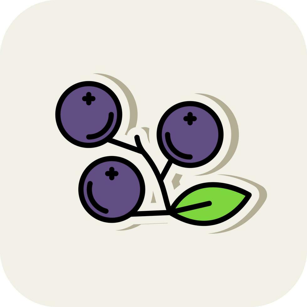 Berries Vector Icon Design