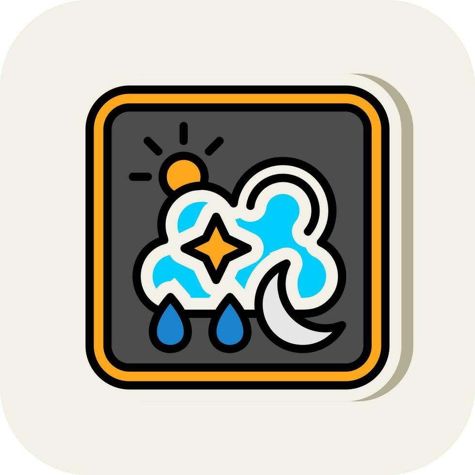 Weather App Vector Icon Design