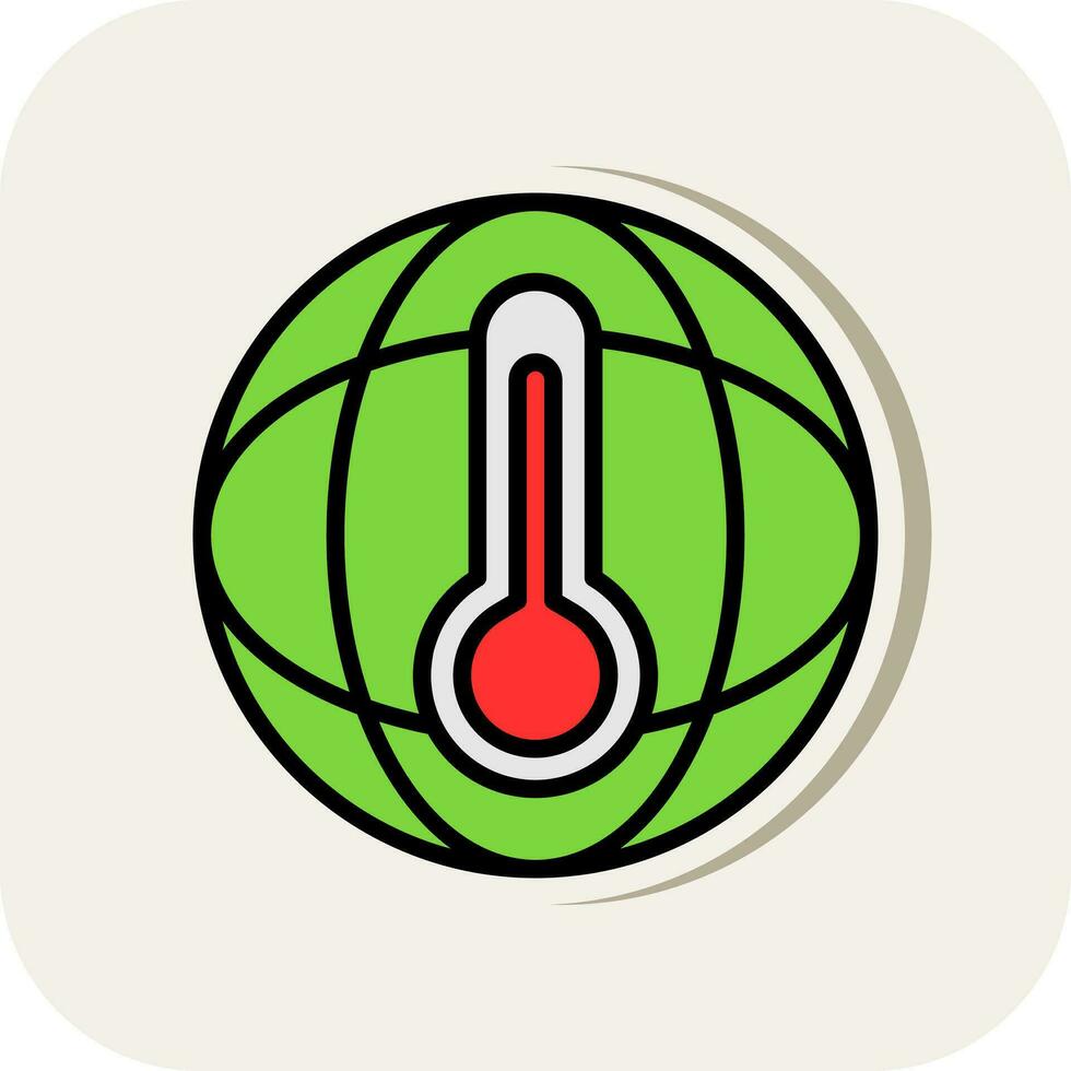 Global Warming Vector Icon Design