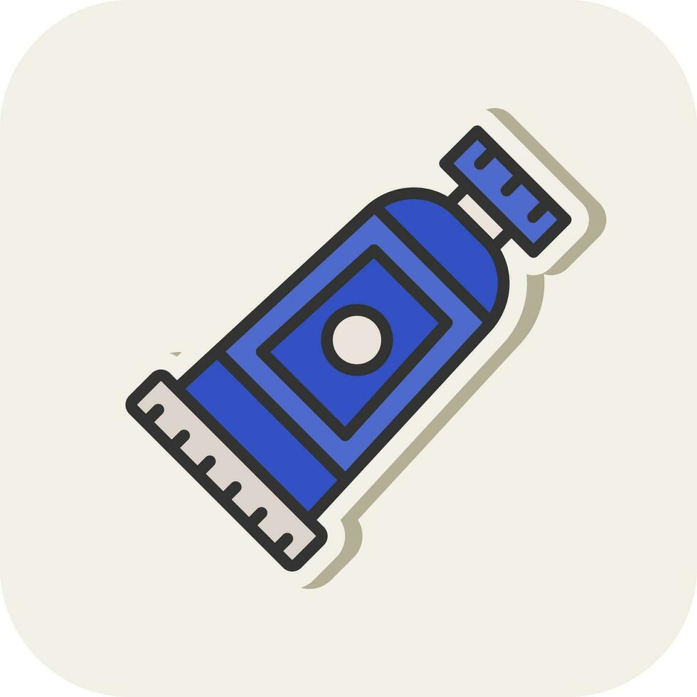 Paint Tube Vector Icon Design