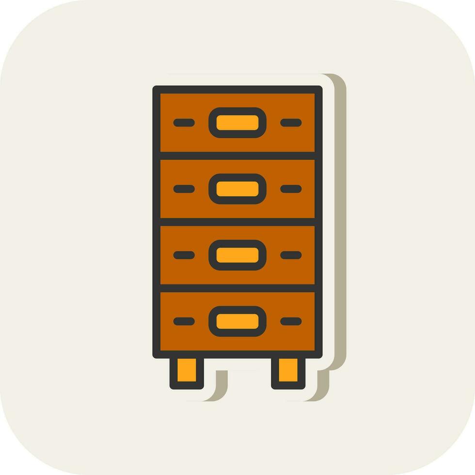 Drawer Vector Icon Design