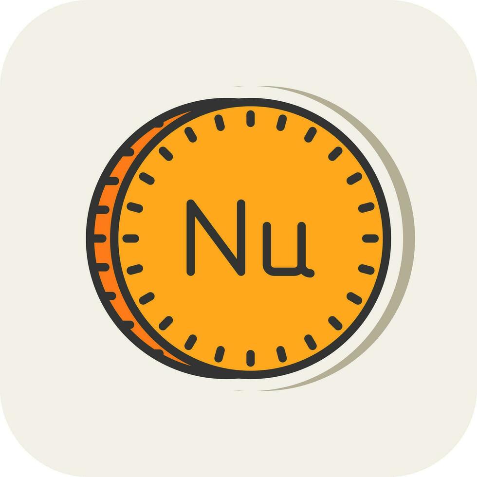 Ngultrum Vector Icon Design