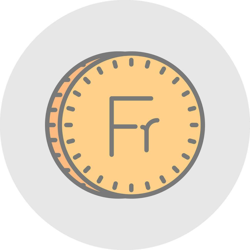 Franc Vector Icon Design