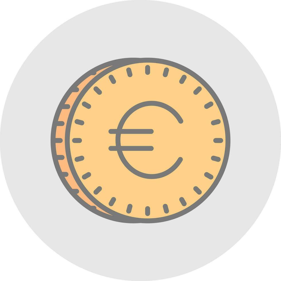 diseño de icono de vector de euro