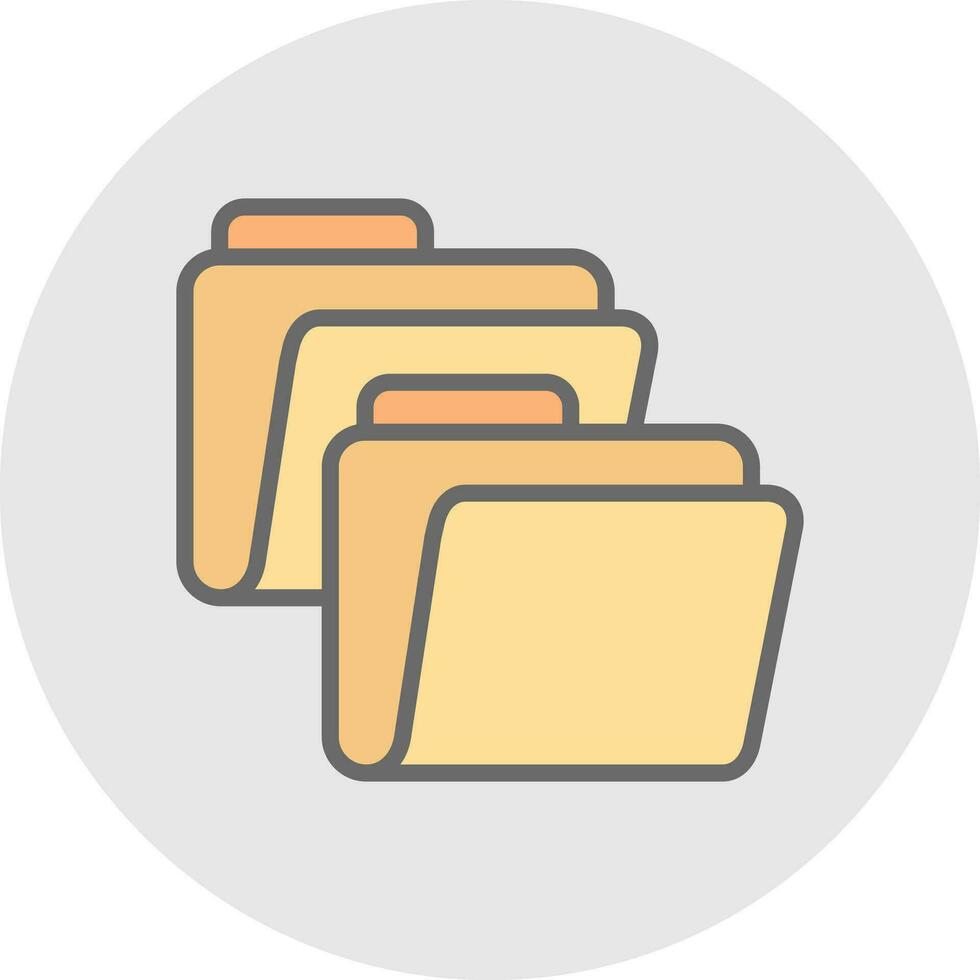 Folders Vector Icon Design