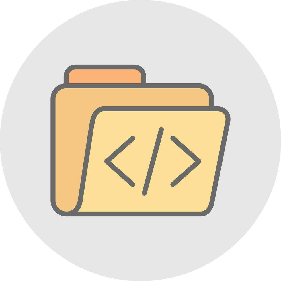 Coding Vector Icon Design