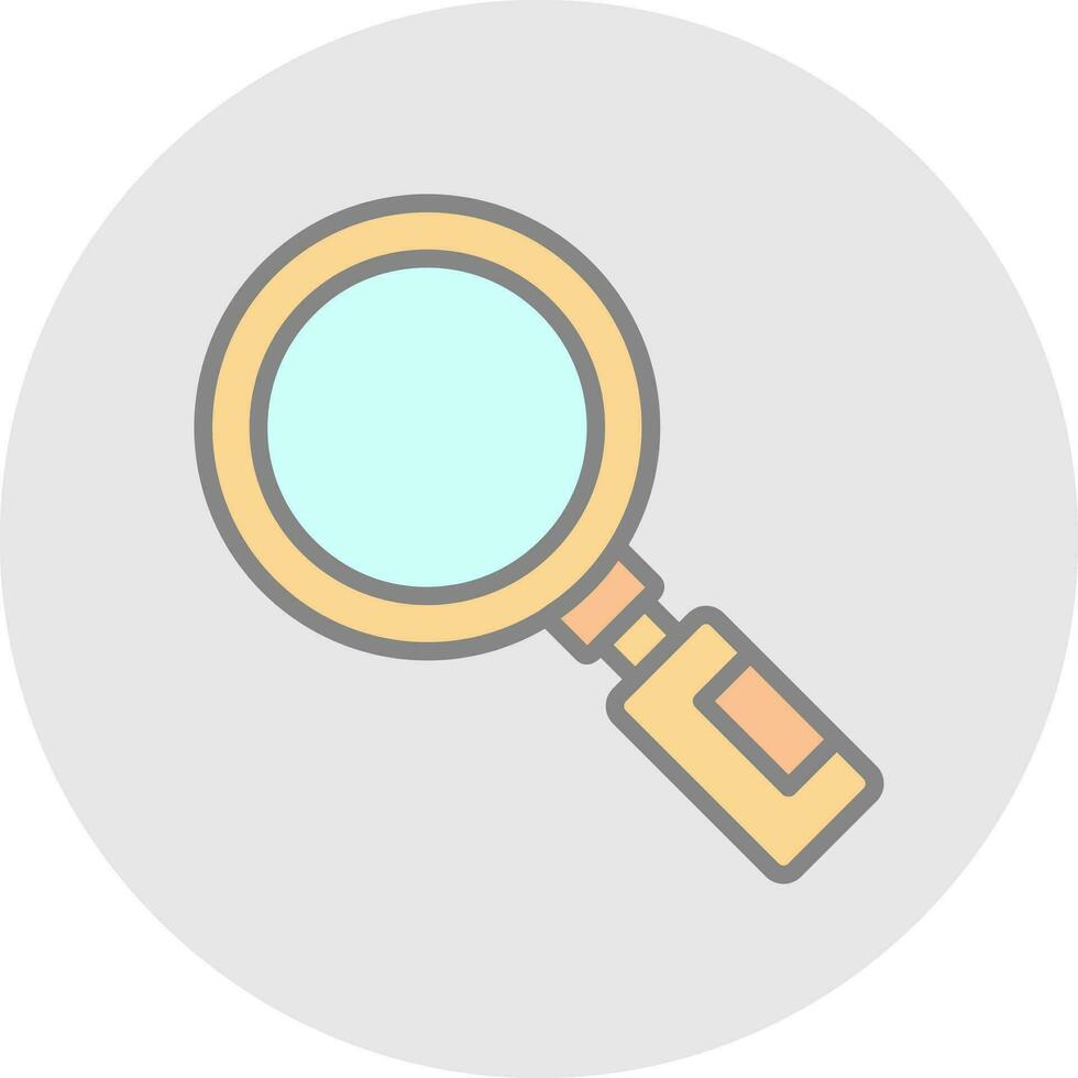 Magnifying Glass Vector Icon Design
