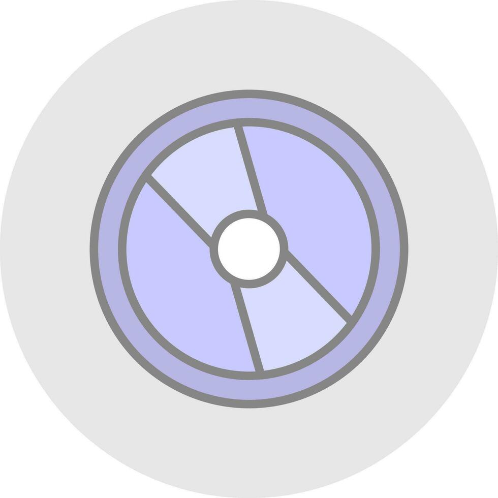 Compact Disk Vector Icon Design