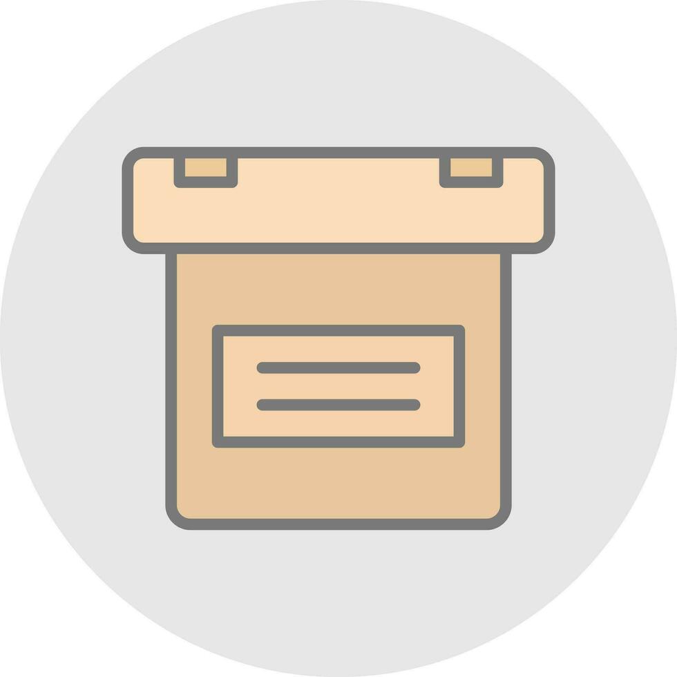 diseño de icono de vector de caja