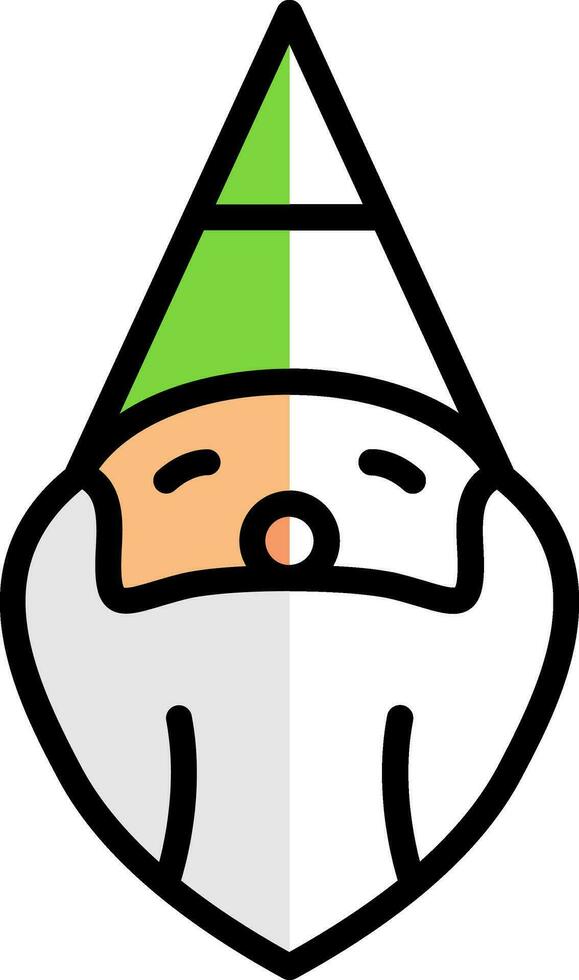 diseño de icono de vector de gnomo