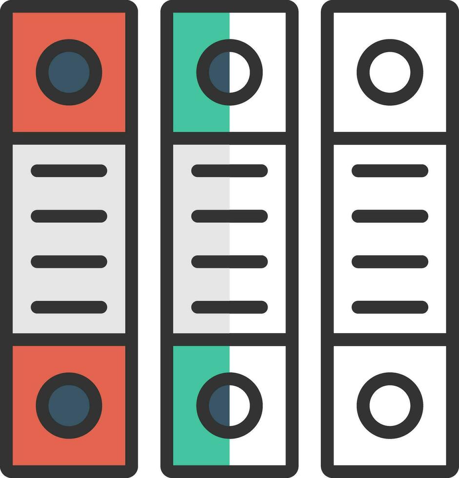 Binders Vector Icon Design