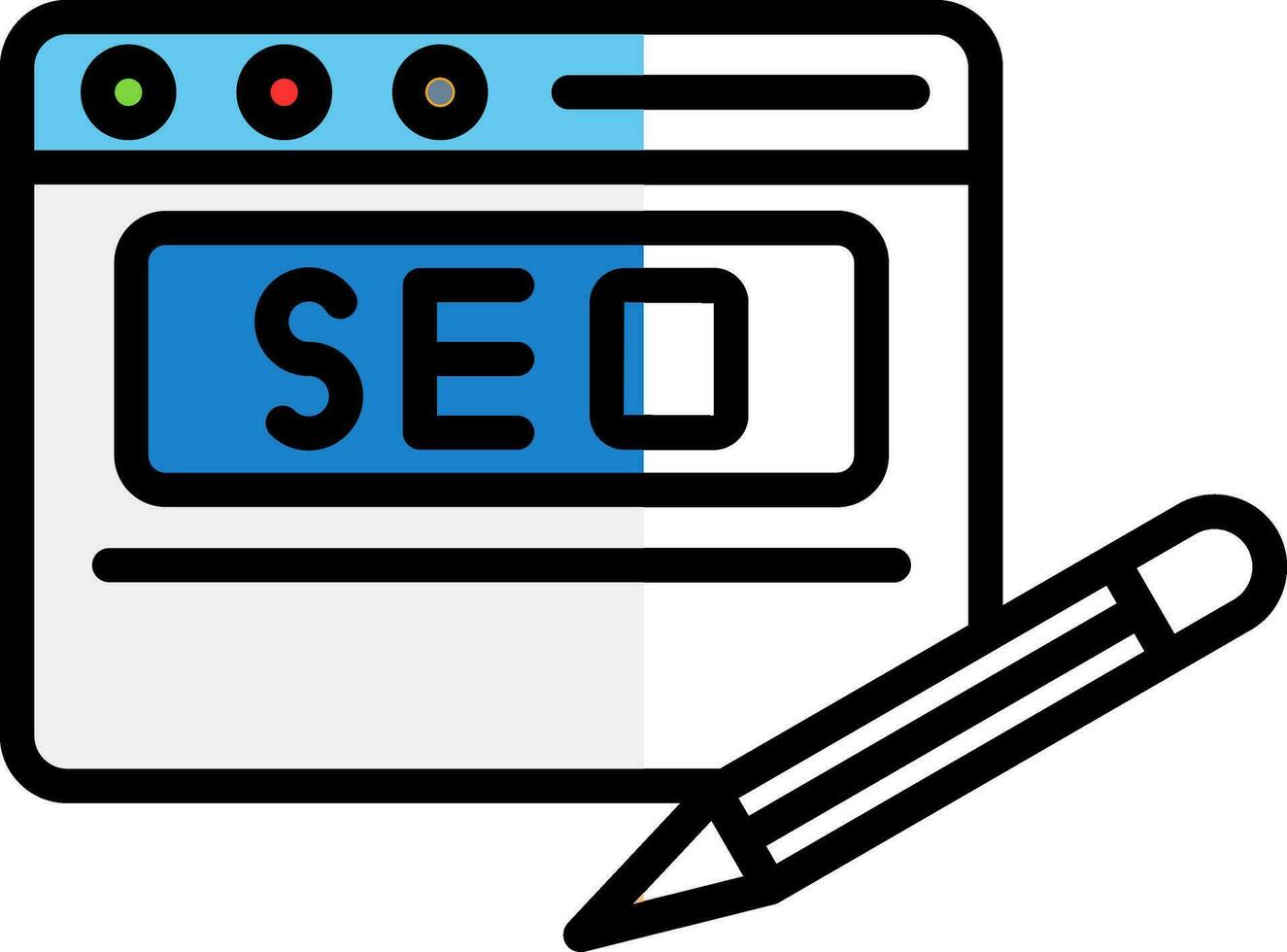 diseño de icono de vector de seo