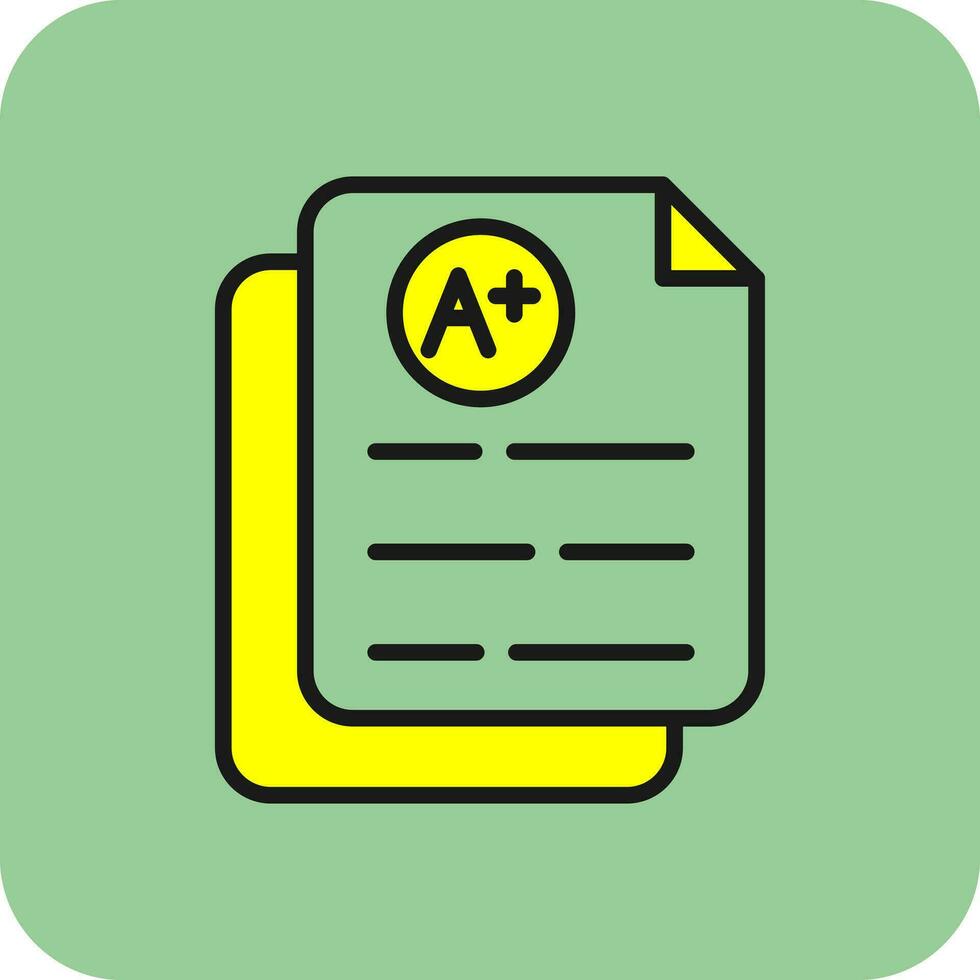 Grades Vector Icon Design