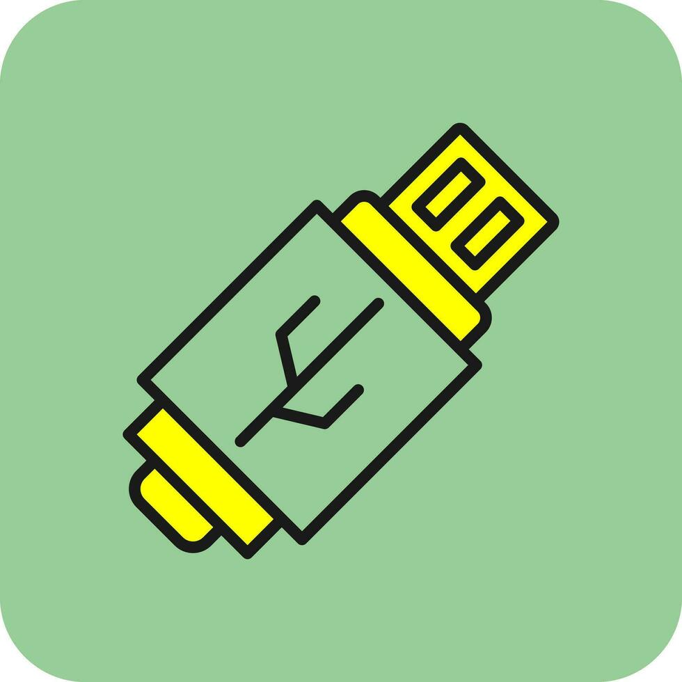 diseño de icono de vector usb