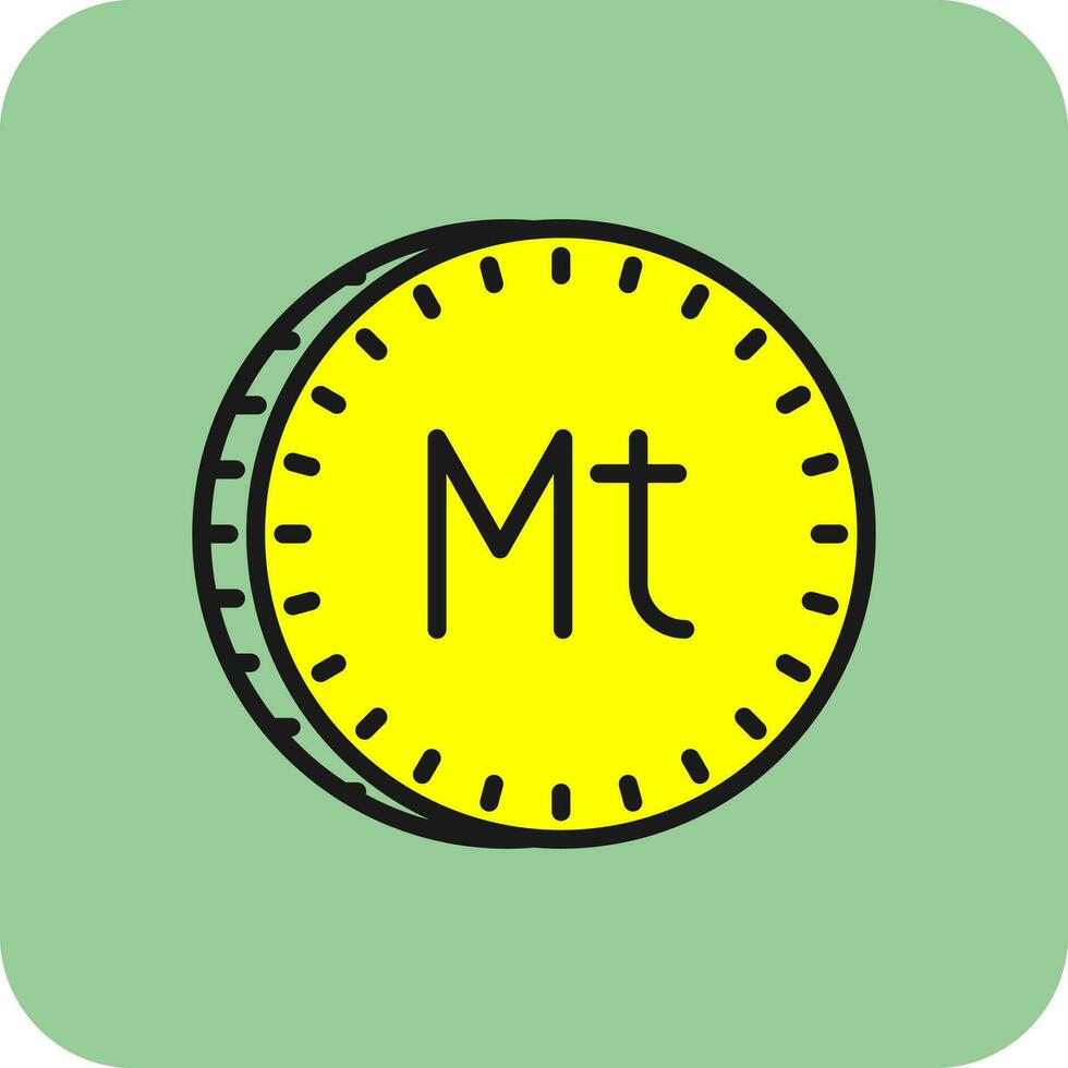 Metical Vector Icon Design