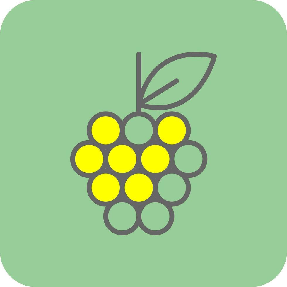 Grapes Vector Icon Design