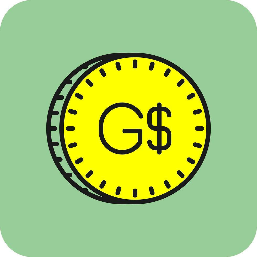 Guyanese dollar Vector Icon Design