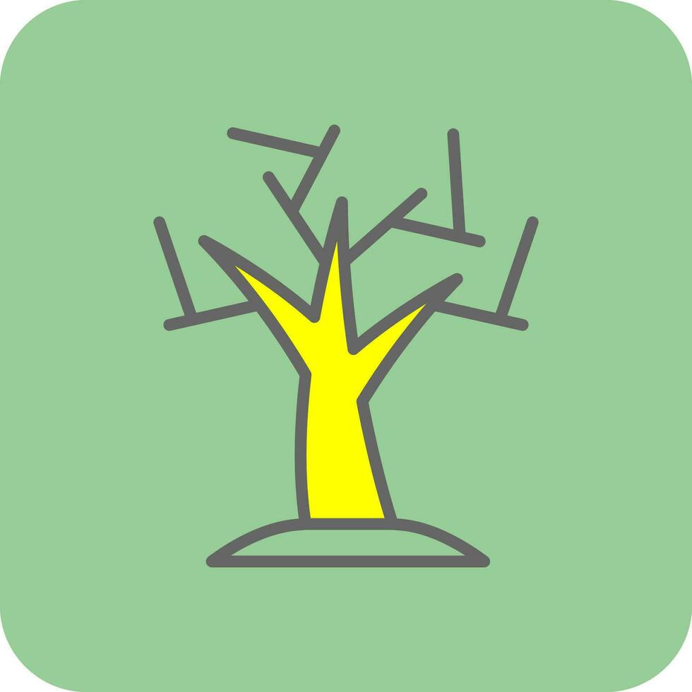 Dry Tree Vector Icon Design