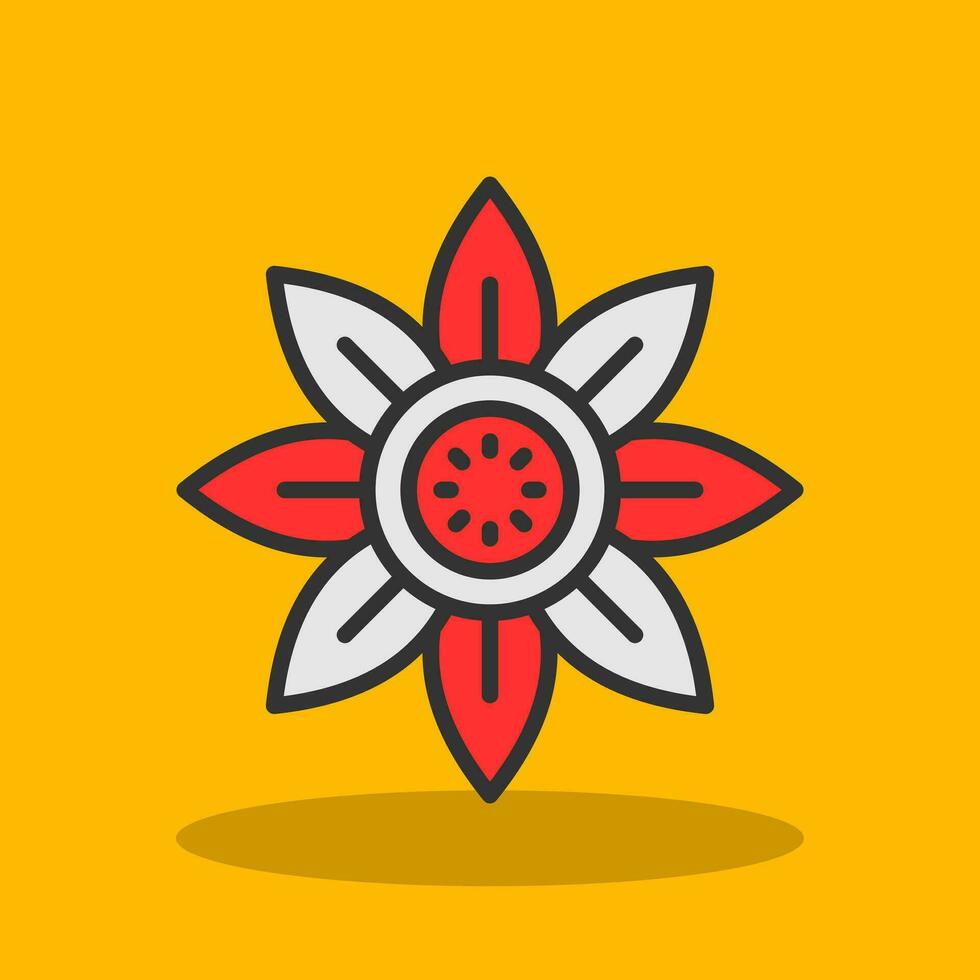 diseño de icono de vector de girasol