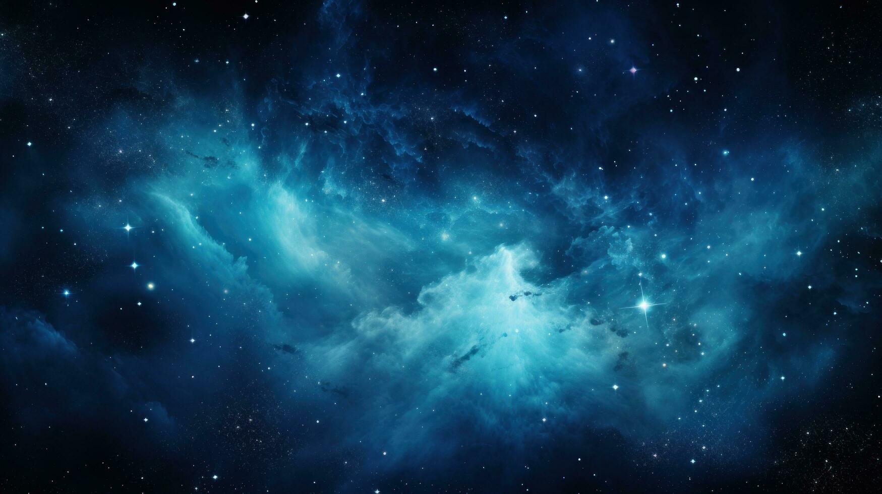 Milky Way galaxy with stars and nebulae photo