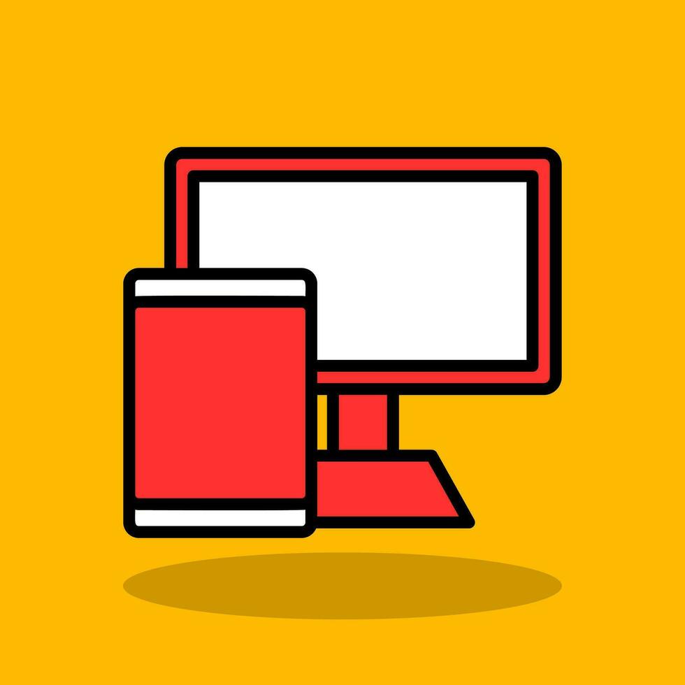 Computer Vector Icon Design