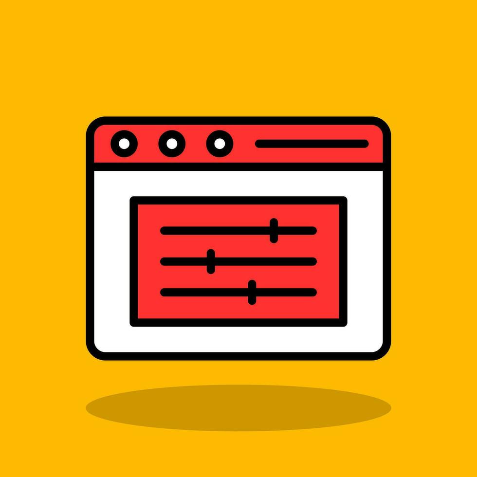 Sound Control Vector Icon Design