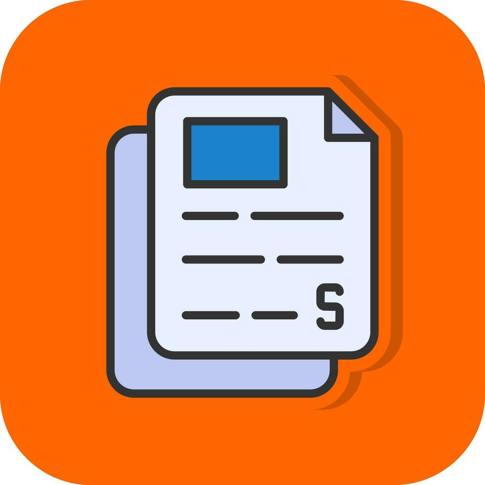 Documents Vector Icon Design