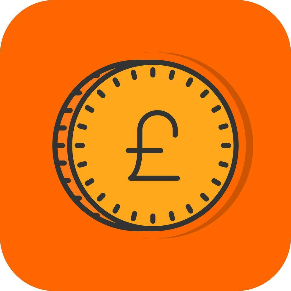 Pound Vector Icon Design