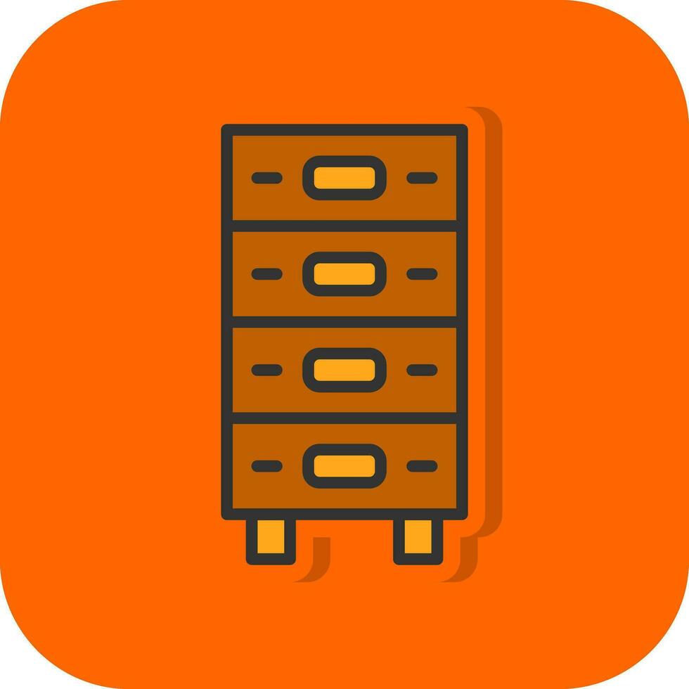 Drawer Vector Icon Design