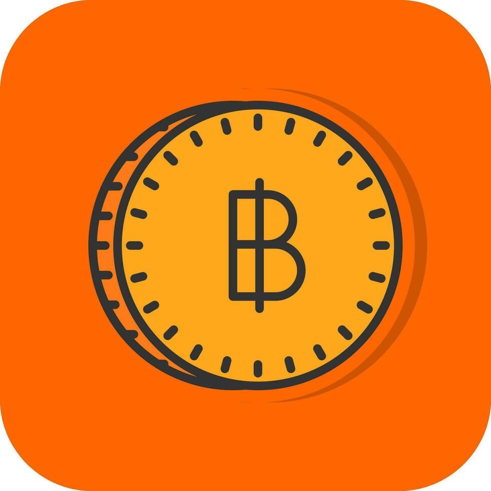 Baht Vector Icon Design
