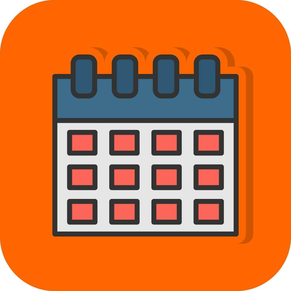 diseño de icono de vector de calendario