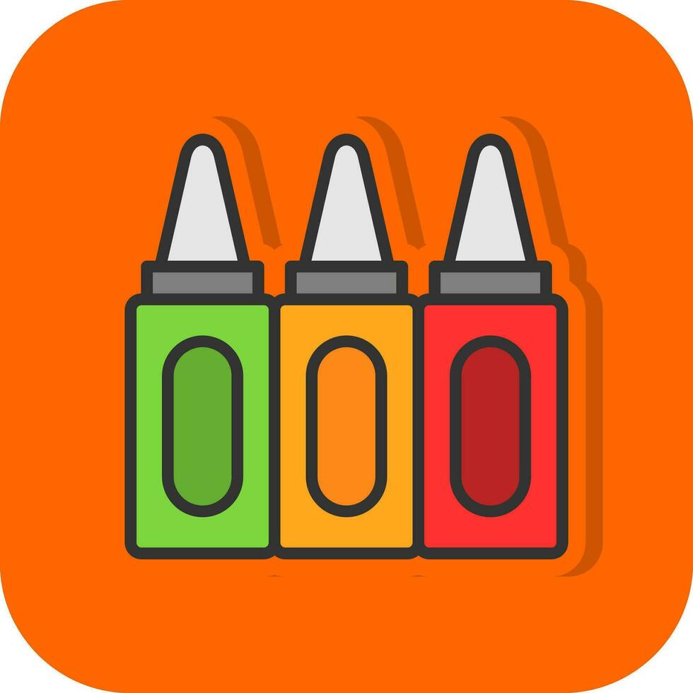 Crayon Vector Icon Design