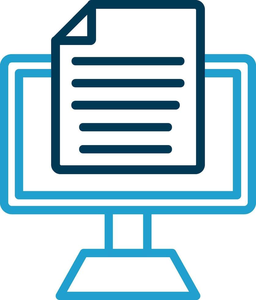 Blog Vector Icon Design