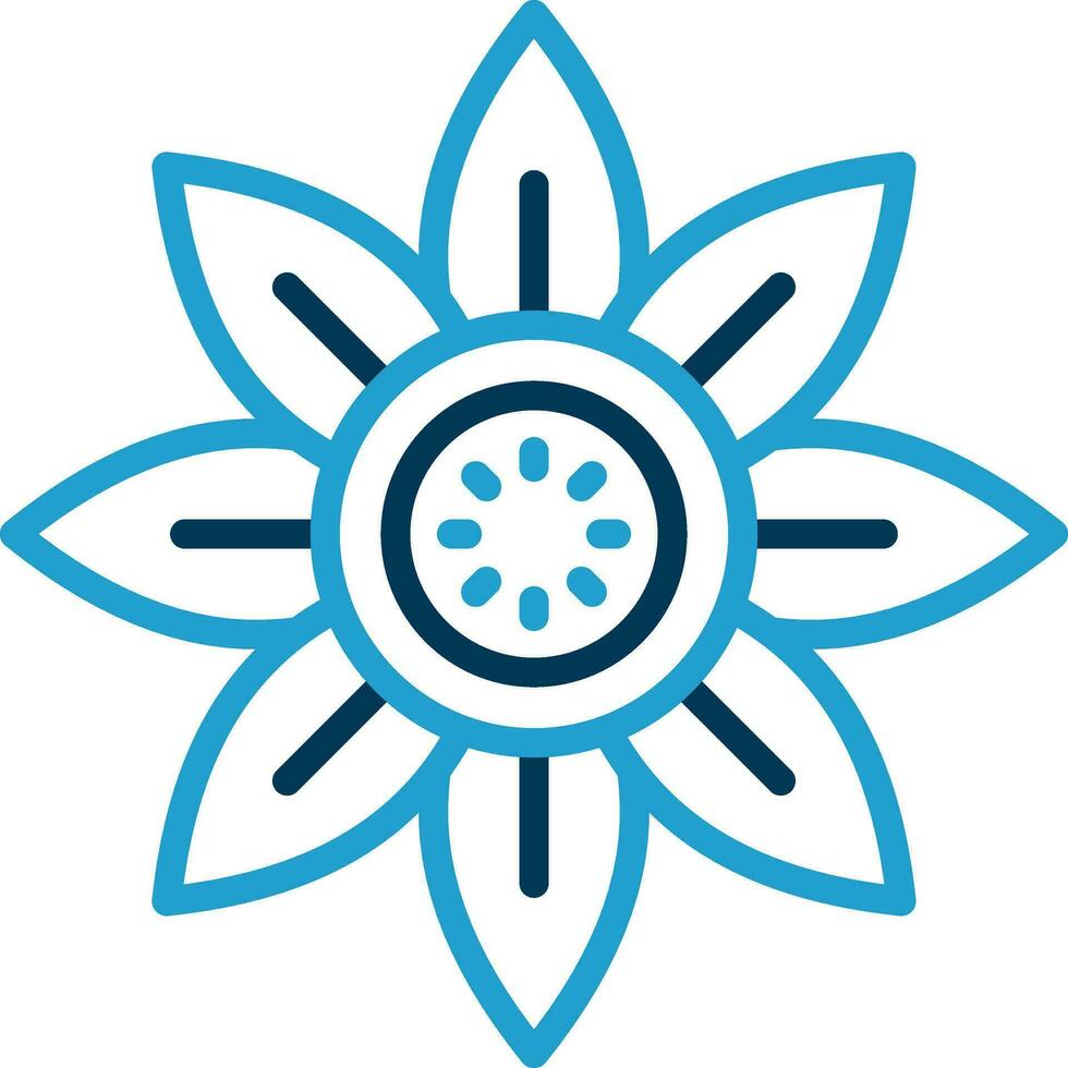 diseño de icono de vector de girasol