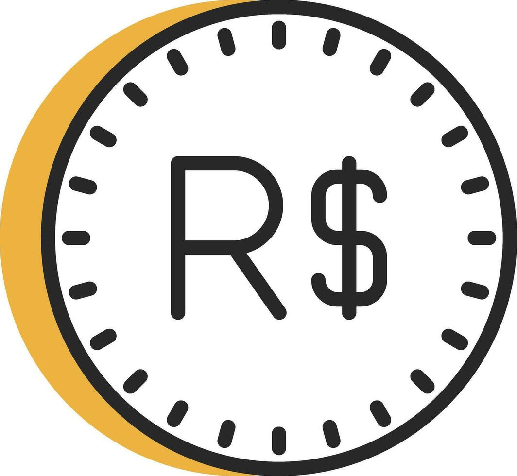 Brazilian Real Vector Icon Design