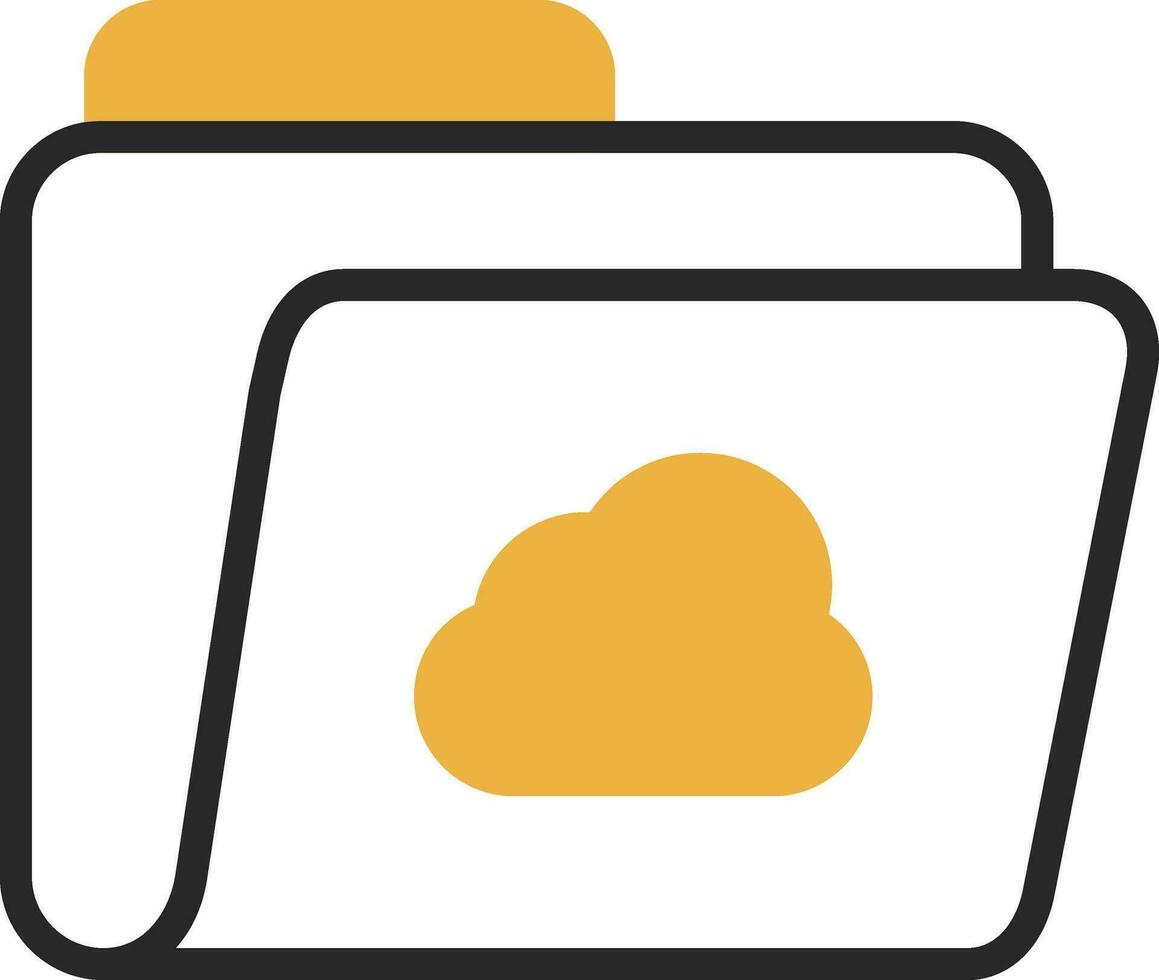 diseño de icono de vector de nube