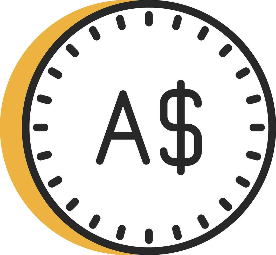 Australian Dollar Vector Icon Design