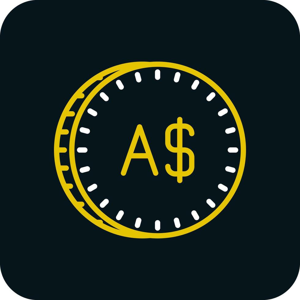 Australian Dollar Vector Icon Design