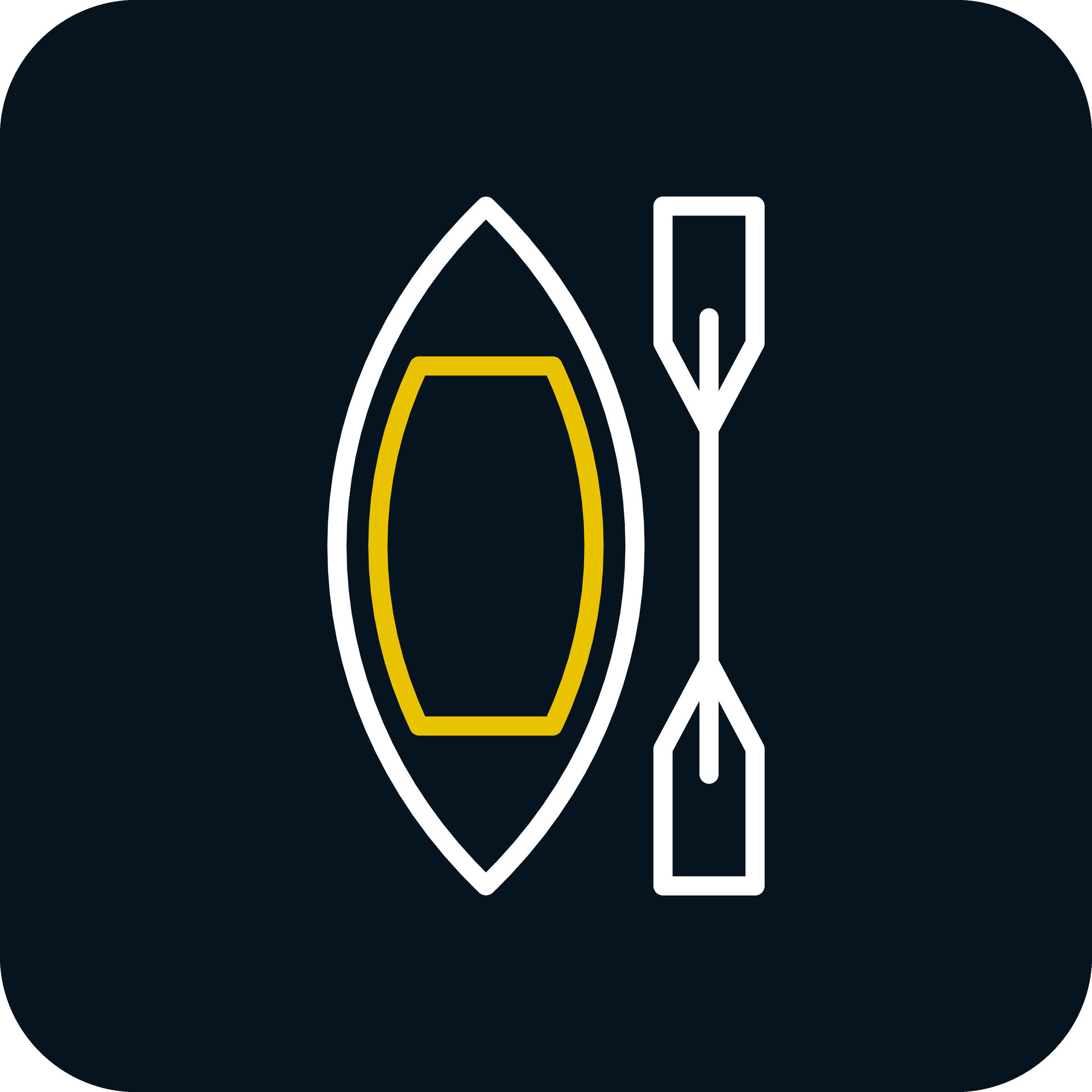 Canoe Vector Icon Design 29734004 Vector Art at Vecteezy