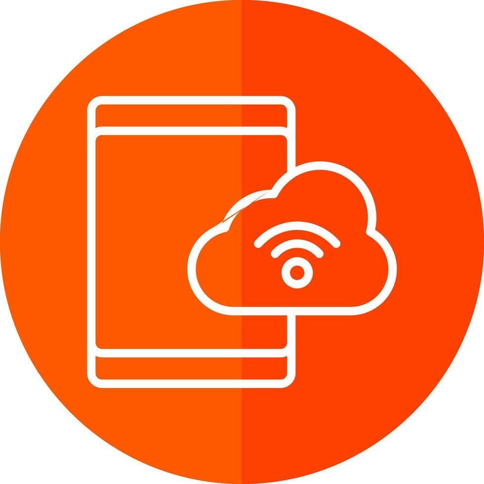 Cloud Storage Vector Icon Design