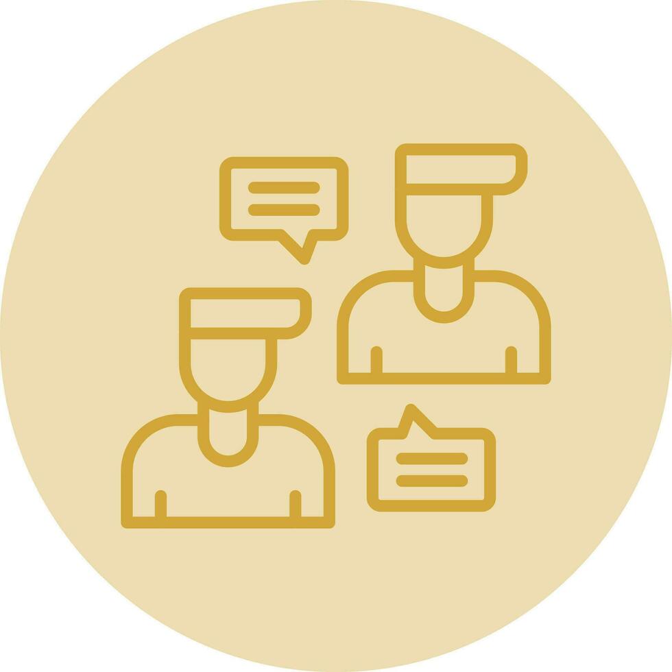 Forum Vector Icon Design