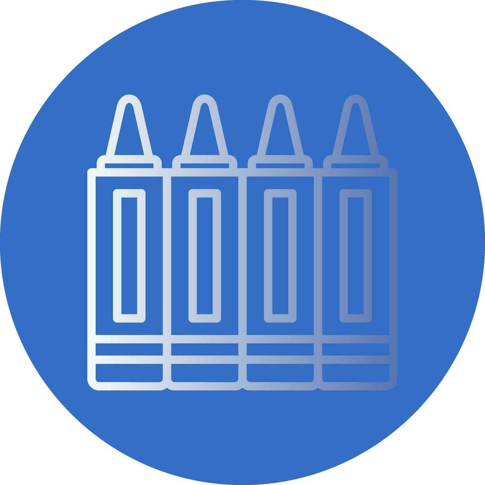 Crayons Vector Icon Design