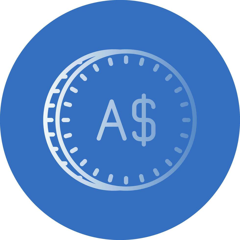 Australian Dollar Vector Icon Design