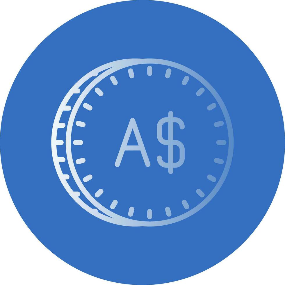 Australian Dollar Vector Icon Design