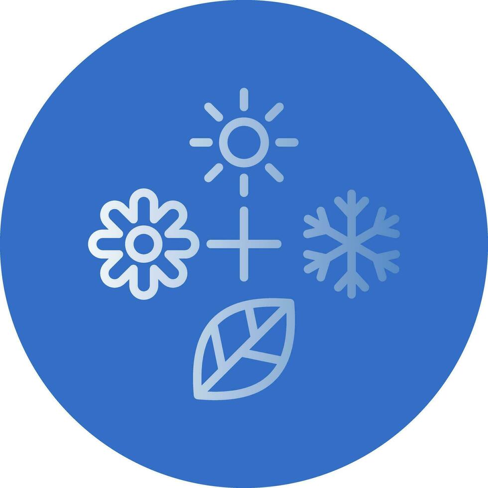 Seasons Vector Icon Design