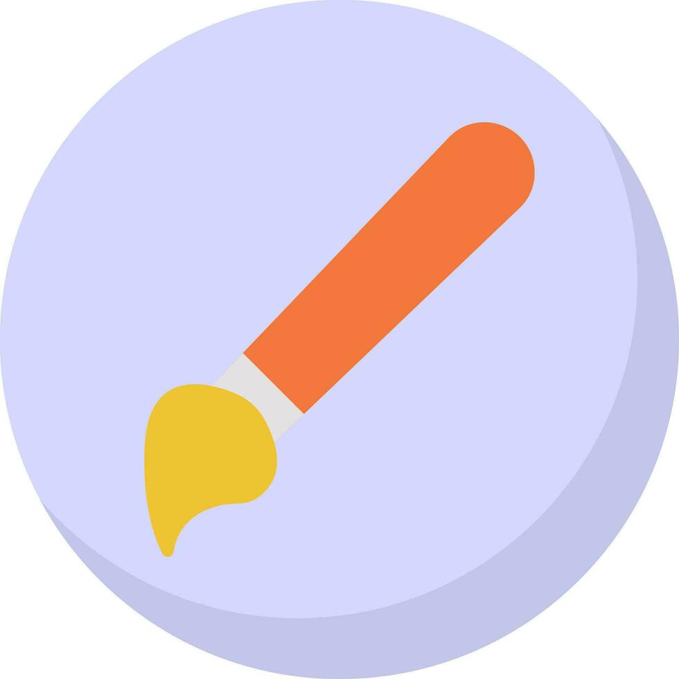 Paint Brush Vector Icon Design