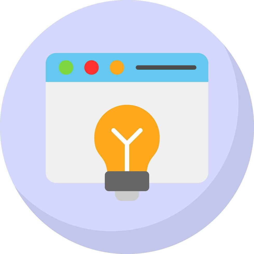 diseño de icono de vector de idea